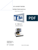 Ec3X Burst Tester Instruction Manual: Bűchel B.V