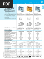 Características: Serie 40 - Mini-Relé para Circuito Impreso Enchufable 8 - 10 - 12 - 16 A