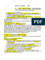 Renal Tumors RCC Renal Cells Carcinoma Renal Adenocarcinoma Hypernephroma