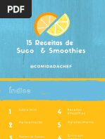 15 Receitas de Suco Smoothies