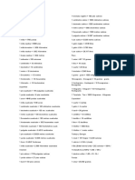 Tabla de Conversión de Unidades