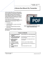 CD-Pxx-00-0 Series Duct Mount CO Transmitter: Features and Benefits