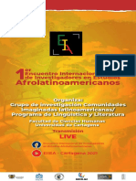 Programacion Del Primer Encuentro Afrolatinoamericano