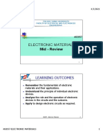 Electronic Materials: Mid - Review