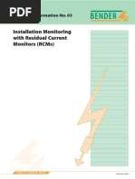 Installation Monitoring With Residual Current Monitors (RCMS)