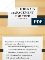 Physiotherapy Management For Copd: T.Sunilkumar