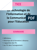 La Technologie de L'information Et de La Communication Pour L'education