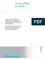 Testing and Measuring Solutions For SDR