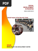 Annual Review of Social Development in Pakistan 