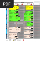 Berthing Plan Chart: Kademeter