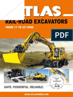 Rail-Road Excavators: From To Tons