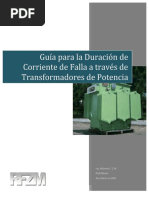 Guía para La Duración de Corriente de Falla A Través de Transformadores de Potencia