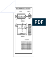 Details of Septic Tank and Soakaway Pit: Section C - C