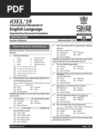 Section-A (Grammar and Vocabulary) : REF/iOEL/Class-6