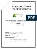 Proyecto Empresa de Alcohol en Gel - Grupo 1