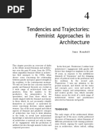 Tendencies and Trajectories: Feminist Approaches in Architecture