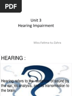 Unit 3 Hearing Impaired