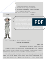 Simulado de Língua Portuguesa Com Gabarito - 6º Ano Do Fundamental