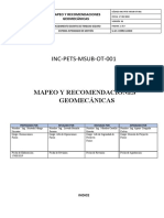 INC PETS MSUB OT 001 Mapeo y Recomendaciones Geomecánicas