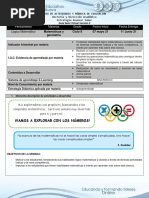 Propuesta Olimpiadas Matemáticas Ciclo 2 SV