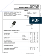 Datasheet MDF 12N50 Magnachips