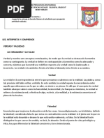 Actividades Filosofia 6° Unidad Pedagogica Bolivariana