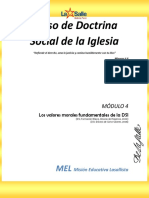 CURSO DSI - Módulo 4 - Valores Morales de La DSI