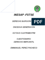 Autoevaluación Derecho Mercantil