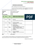 Constancia de Capacitación