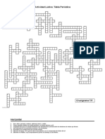 TABLA PERIODICA (Rellenar)