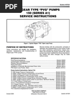 Oilgear Type "PVG" Pumps 150 (SERIES A1) Service Instructions