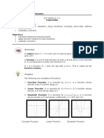 Functions: Grade 11 - General Mathematics