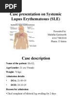 Case Presentation On Systemic Lupus Erythematosus (SLE) : Presented By: Mahitha Karimsetti 616175802018 Pharm. D Intern