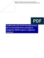 Codificación CIE 10 ES Procedimientos ILQ