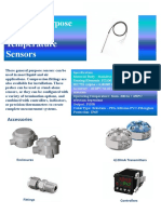 General Purpose PT100 Temperature Sensors: Accessories