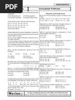 Exercise - I: (Conceptual Problems)