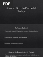 El Nuevo Derecho Procesal Del Trabajo