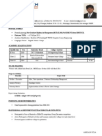 Abhilash Kola CV