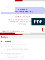 Hypothesis Testing: Nguyễn Thị Thu Thủy