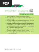 ICAI Investment Decisions