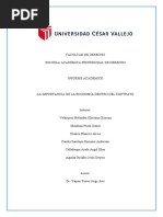 Informe Academico - La Importancia de La Economia Dentro Del Contrato