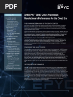 AMD EPYC™ 7000 Series Processors: Revolutionary Performance For The Cloud Era