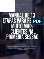 Manualde 13 Etapas para Fechar Muito Mais Clientesna Primeira Sesso