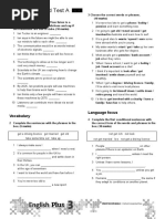 Unit 5 Standard Test A: Listening