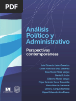 Análisis Político y Administrativo. Perspectivas Contemporáneas