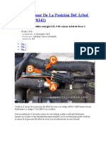 Prueba Arbol de Levas Sensor CMP