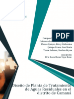 Dimensionamiento de Ptar - Camana