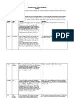 Planning Processes - Project Management Exercise