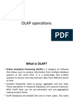 OLAP Operations