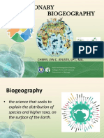 Evolutionary Biogeography Lecture